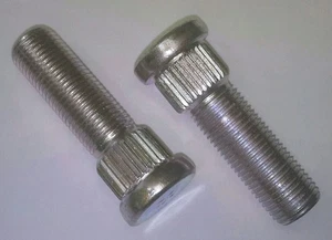20 x 1/2"unf 50mm long wheel studs wheelstuds 15.7mm spline, Ford 8" 9" Mustang - Picture 1 of 1
