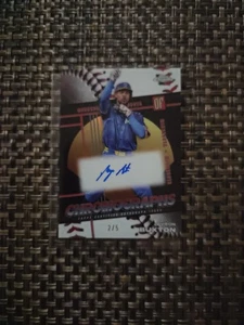 25 cromógrafos cromados Topps Byron Buxton autógrafo rojo SSP #2/5 CHR-BB - Imagen 1 de 5