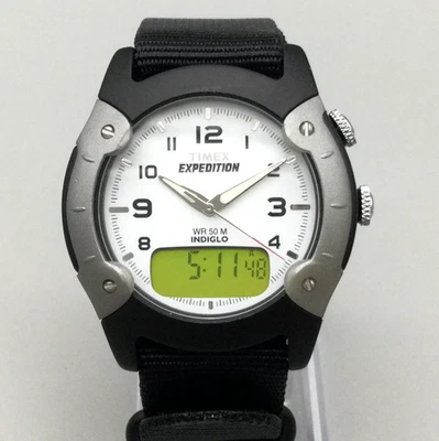Reloj Timex Expedition Hombre 39mm Analógico Digital Indiglo WR 50M Batería Nueva Foto 1 de 4