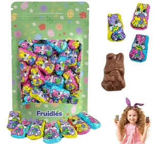 Easter Milk Chocolate Bunnies, Smooth & Creamy Party Bag 2 Pound (Pack of 1) - Picture 1 of 5