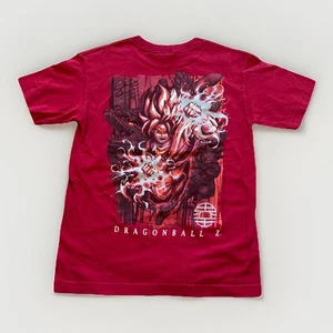 Vintage Dragonball Z Shirt Mens S Red Anime Goku Vegeta Trunk Gohan Saiyan Y2K - Picture 1 of 9