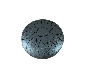 Mini Black Steel Zungentrommel 6 Zoll 11 Noten Trommel Musiktrommel Ätherische Trommel Yoga - Bild 1 von 4