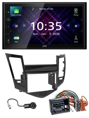JVC DAB 2DIN MP3 Bluetooth USB Autoradio für Chevrolet Cruze ab 2009 - Bild 1 von 4