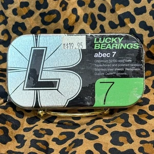 Vintage Lucky Bearings ABEC 7 Skate ABEC7 Set New Old Stock Sealed Case - Picture 1 of 4
