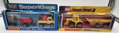 Matchbox Super Kings K-5 Muir-Hill Tractor & Trailer K-30 Unimog Compressor - Image 1 of 4