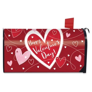 Briarwood Lane Heart Toss Oversized Mailbox Cover - Picture 1 of 3