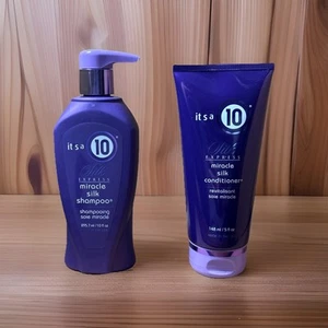 It's a 10 Express Silk Shampoo 10oz & Silk Conditioner 5oz. - Picture 1 of 2
