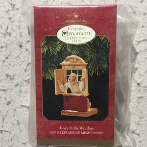 Vintage Hallmark 1997 Away To The Window Andenken der Mitgliedschaft QXC5135 - Bild 1 von 3