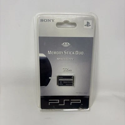 Sealed Sony PSP Memory Stick Duo 32MB MagicGate – New in Package - Image 1 of 4