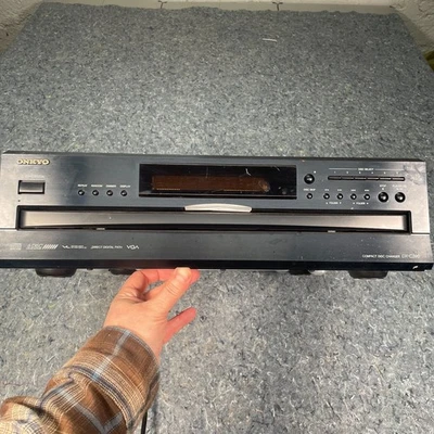 Cambiador de carrusel de CD Onkyo DX-C390 6 discos - probado y funciona sin control remoto retro y2k Foto 1 de 4