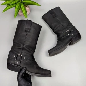 Kentucky's Western Vintage Damen Schwarz Leder Cowboystiefel EU39 US8 USA - Bild 1 von 10