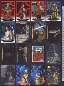 190+ Topps Star Wars Galactic Files/Illustrated Base, Parallel & Insert Card Lot - Picture 1 of 24