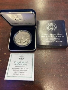 2003-P US Proof National Wildlife Refuge System Centennial Medal Weißkopfseeadler - Bild 1 von 1