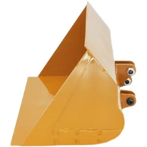 For Huina 1583 Flat Grading Bucket Metal Bucket No Teeth Loader Bucket Upgrade - Picture 1 of 12