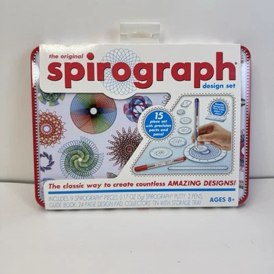 The Original Spirograph Design Tin Set Hasbro 1002Z NIP - Image 1 of 2