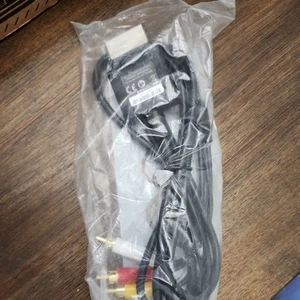 Official OEM Microsoft Xbox 360 AV Composite Audio/Video Cable RCA - Picture 1 of 3
