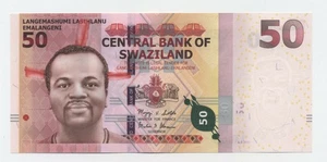 Swasiland 50 Emalangeni 6-9-2010 Pick 38 UNC Uncirculated Banknote Serial AA - Bild 1 von 2