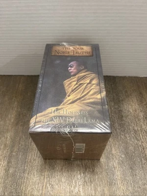 THE FOUR NOBLE TRUTHS His Holiness The Dalai Lama 4 VHS Video Box Set New Sealed - Image 1 of 4