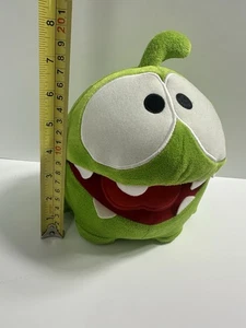 Cut the Rope Plush Om Nom Nommie ZeptoLab Green Official 8” Authentic - Picture 1 of 6