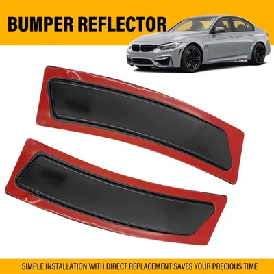 Par de reflectores de parachoques delanteros ahumados para BMW F83 M4 convertible 2015-2017 M Sport Foto 1 de 4