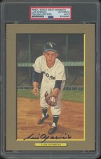 Luis Aparicio HOF Signed Perez-Steele Celebration Postcard PSA/DNA 10 AUTO