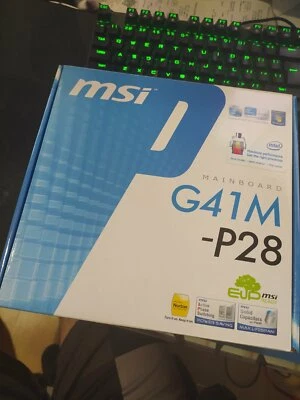 MSI G41M-P28  LGA 775 SOCKET BRAND NEW !!!  - Image 1 of 4