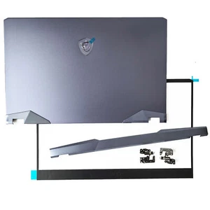 New Lcd Back Cover/Bezel/Hinge For MSI GE76 GP76 Raider 10UE/11UH/11UG/12UE/12UH - Picture 1 of 21