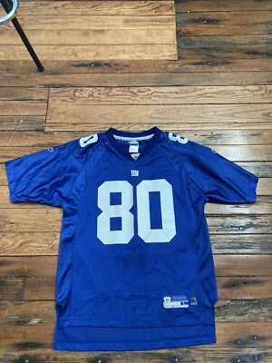 Camiseta de fútbol americano Jeremy Shockey #80 New York Giants NFL Reebok juvenil talla grande Foto 1 de 4
