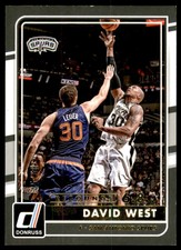 2015-16 Donruss Rebounds #125 David West /68