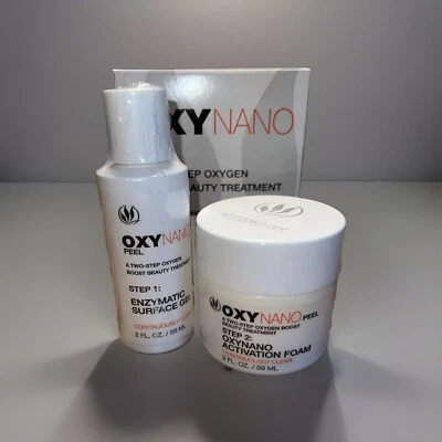 Serious Skincare Oxy Nano Peel 2 Step Oxygen Boost Beauty Treatment Gel & Foam - Image 1 of 2