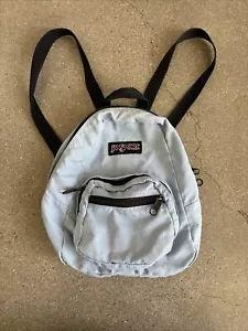 JANSPORT Half Pint Mini Backpack light blue VNTG - Picture 1 of 15