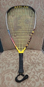E-Force Bedlam 185g Racquetball Racquet 22" LongString CarbonFiber Case/Pre-Own - Picture 1 of 12