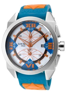 Locman Italy Men's 160MOPSK Cavallo Pazzo Chronograph Date Stainless Steel Watch - Picture 1 of 10