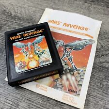 Yars' Revenge Atari 2600 7800 Vintage Game & Manual Clean Tested & Works
