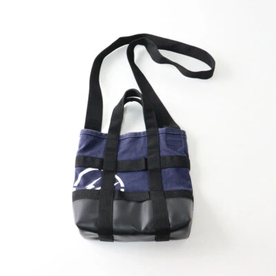 Bolso de Mano Sacai X Fragment 2WAY/Bolso de Hombro Negro Azul Marino Bolso de Mano 2400014050806 Foto 1 de 4