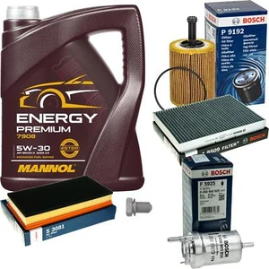 BOSCH Inspektionpaket 5 L MANNOL Energy Premium 5W-30 für VW New Beetle 2.3 V5 - Bild 1 von 12