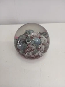 Vintage Selkirk Vulcan Paperweight 1982 Limited 148/450 Pink Grey Scotland - Picture 1 of 3