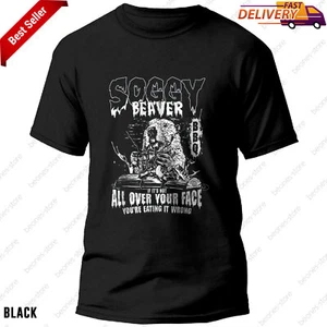 Soggy Beaver BBQ T-Shirt, Funny It's Over Face The Beaver Design for Men - Picture 1 of 12