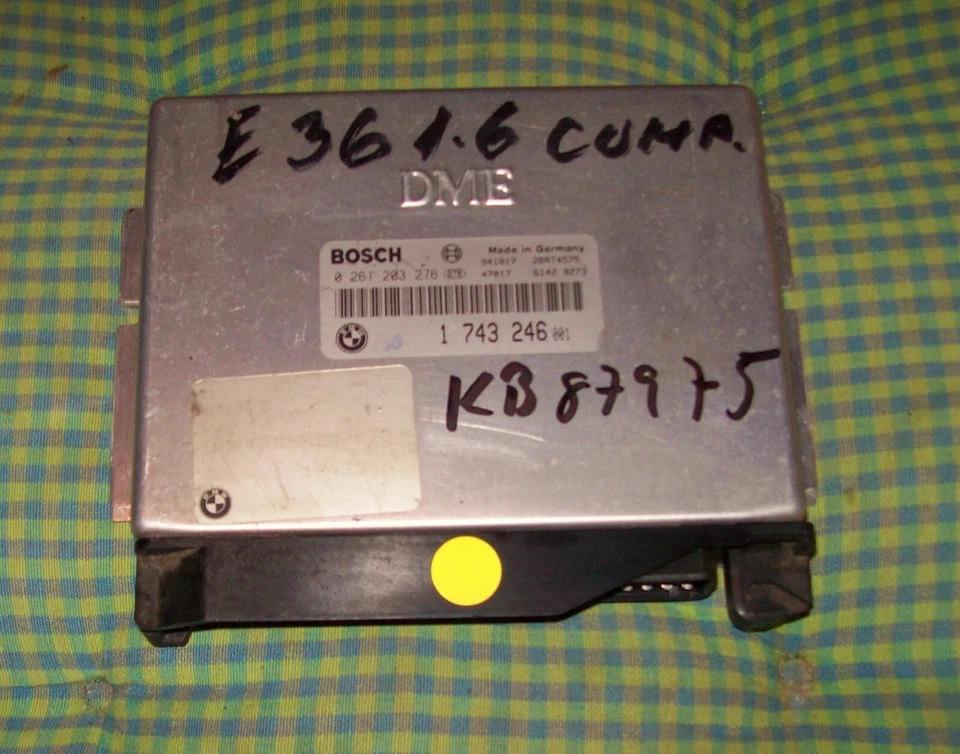 Centralina BMW 316i Compact E36 Manuale 10/94 M43 0261203276 1743246 26RT4575 - Immagine 1 di 1