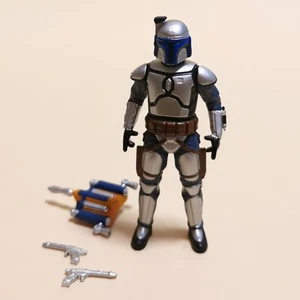 Star Wars JANGO FETT 3" Mini Figure METAL DIECAST POSABLE Toy Tomica TOMY Rare - Picture 1 of 5