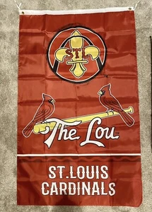 ST. LOUIS CARDINALS-3’x5’ Deluxe bandera exterior-NUEVO-CITY CONNECT - Imagen 1 de 1