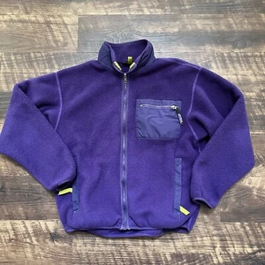 Giacca pile vintage Patagonia Royal viola pile profondo sherpa retrò full zip 12 - Foto 1 di 15