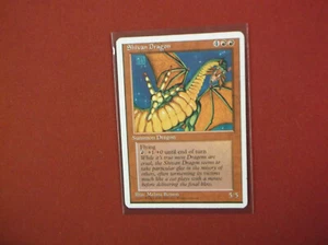 MTG " Shivan Dragon " from 4th Edition VG-EX Vertical bend - Picture 1 of 2