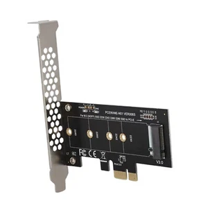1 PC Cards PCIE to M2 Adapter PCI 3.0 X1 to NVME SSD M2 PCIE New - Picture 1 of 9