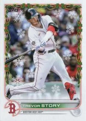 Trevor Story 2022 Topps Holiday #HW70 MLB Red Sox ID:51151 - Image 1 of 2