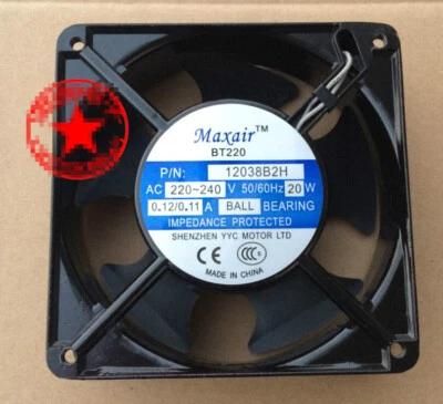 1pcs  maxair BT220 BT12038B2H 220-240V axial flow fan cooling fan - Image 1 of 3