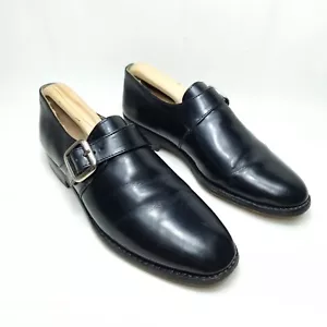 Scarpe Samuel Windsor da uomo con cinturino/fibbia da monaco | UK 8 | nere | gratis UK P&P - Foto 1 di 10