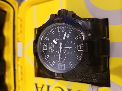 Invicta 11914 Excursion Sport Chrono para hombre esfera negra poli batería nueva Foto 1 de 4