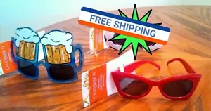 🙂NUEVAS CELEBRARLO NOVEDAD GAFAS DE SOL taza cerveza y rojo retro, SE VENDEN INDIVIDUALMENTE - Imagen 1 de 8