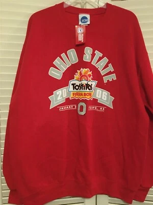 OHIO STATE BUCKEYES SWEATSHIRT 2006 Fiesta Bowl Crew Neck Men's Large NWT - Image 1 of 3